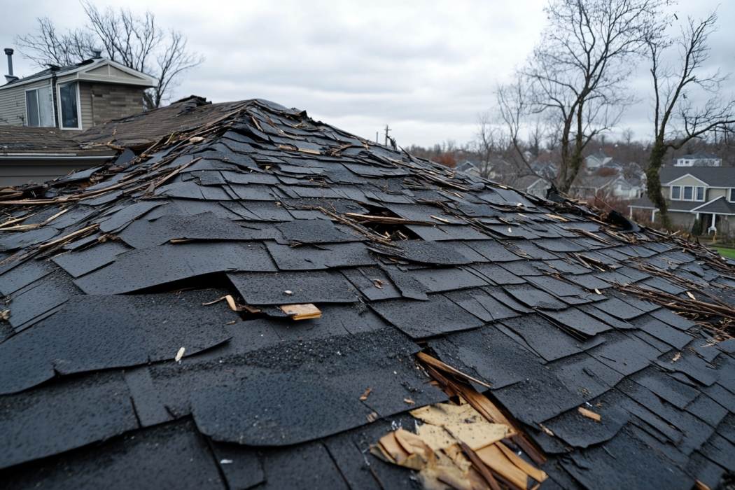 roof damage in Greensboro